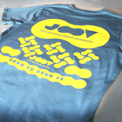 JOOV Tshirt: BlueDusk + Mustard Yellow