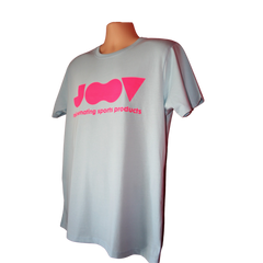 JOOV Tshirt: AquaMarine + Neon Pink
