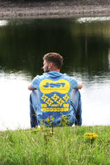 JOOV Tshirt: BlueDusk + Mustard Yellow