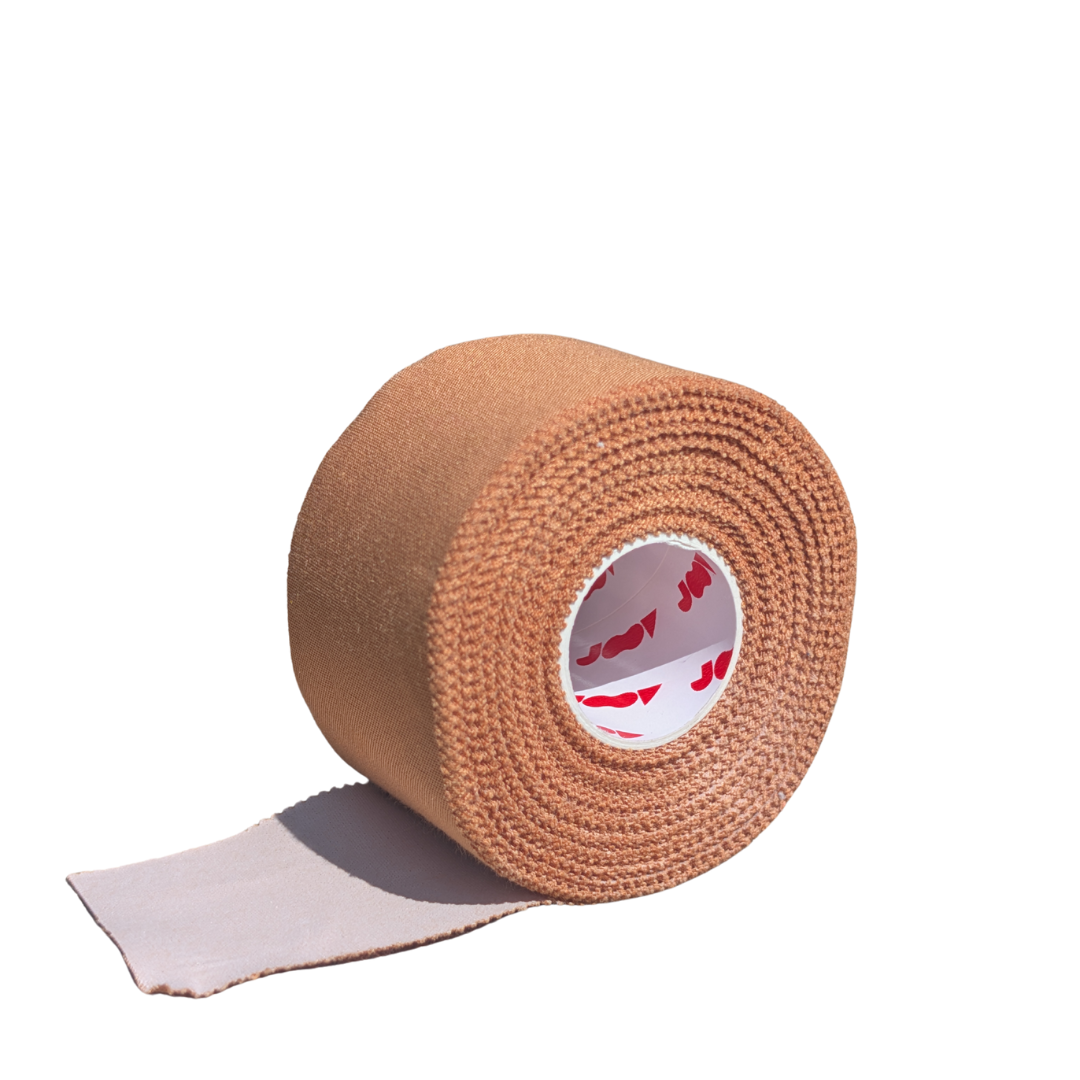 Zinc Oxide Tape (Tan) - 3.8 cm × 13.7 m