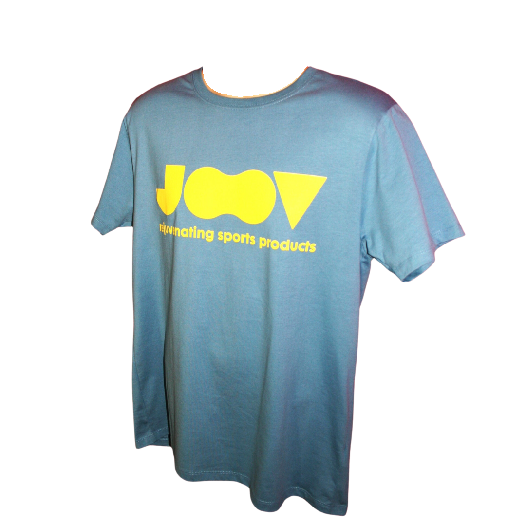 JOOV Tshirt: BlueDusk + Mustard Yellow