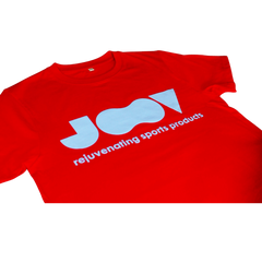 JOOV Tshirt: Red + AquaMarine